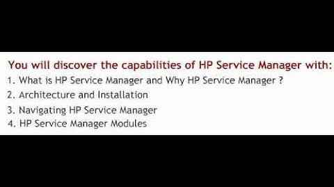 HP Service Manager Implementation & Administration - Workshop, iWareLogic, India
