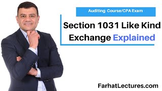 Section 1031 Non taxable exchange