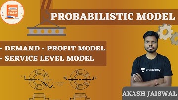 Probabilistic Model | Industrial Engineering | Akash Jaiswal