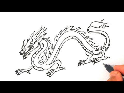 Vidéo: Comment Dessiner Un Dragon Chinois