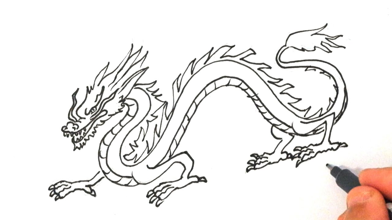 Comment Dessiner Un Dragon Facile ?