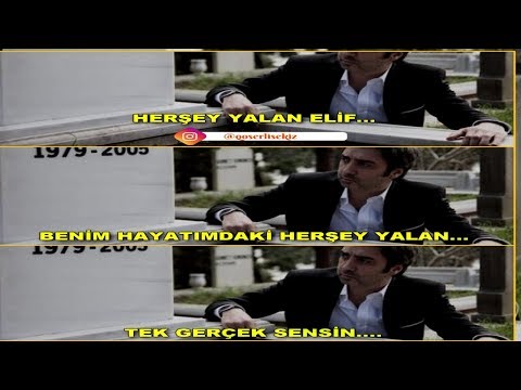 BENİM HAYATIMDAKİ HERŞEY YALAN TEK GERÇEK SENSİN(DUYGUSAL SAHNE)