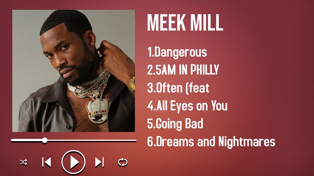All the Hits of Meek Mill 2025 A Playlist of Non-Stop Favorites