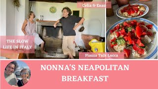 NONNA'S NEAPOLITAN BREAKFAST: STALE BREAD, TOMATOES & SOME MAGIC INGREDIENTS | NO FOOD WASTE RECIPE by Piazza Talk Lucca - Enzo & Celia 569 views 7 months ago 10 minutes, 3 seconds