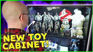Filling A New Display Cabinet With Ghostbusters Toys