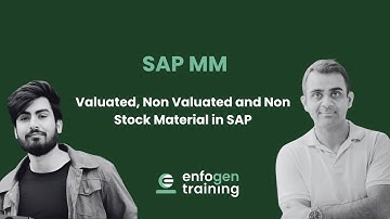Valuated vs Non-valuated vs Non-stock Material | SAP MM