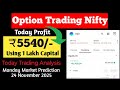 Profit Booking in Option Trading | 21 November 2025 | Nifty Prediction & Banknifty Analysis Tomorrow