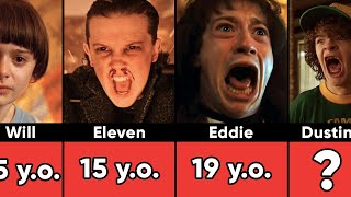 Comparison: Stranger Things Characters Age in Season 4