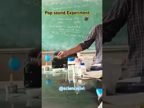 Pop Sound Experiment Science Scienceexperiment Educationalvideo Chemistry