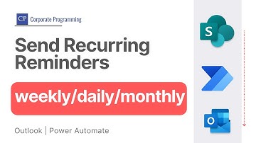 How to send recurring reminders using power automate