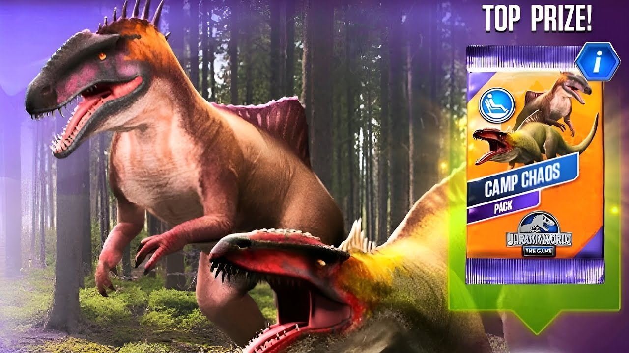 CAMP CHAOS TOUR_NEW BLONDE BECKY VS BRUNETTE | JURASSIC WORLD THE GAME