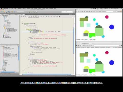 HTML5 2D, Client SQL and Web Sockets in Glassfish