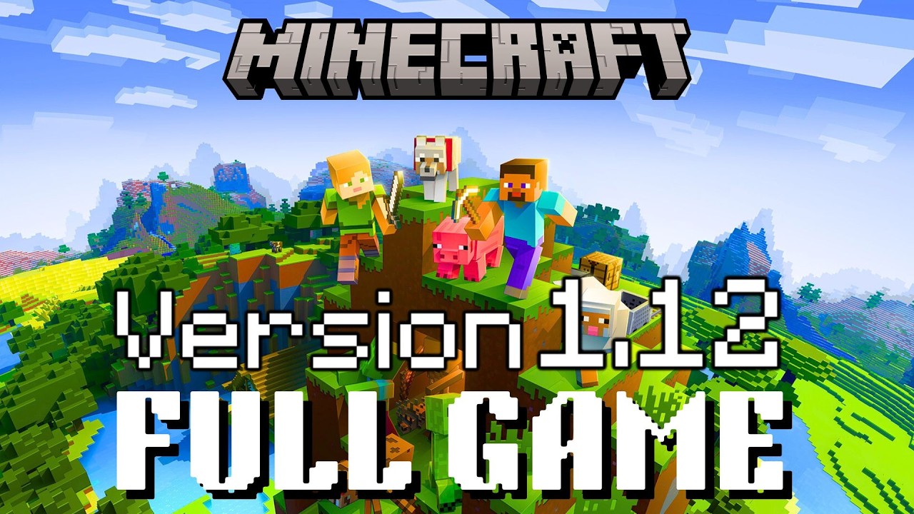 Minecraft Complete Game Minecraft 1.12 Full Game Walkthrough | The World of Color Update (No ...