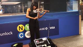 NYC Subway Violinist: Joya Bravo - Post Malone Cover