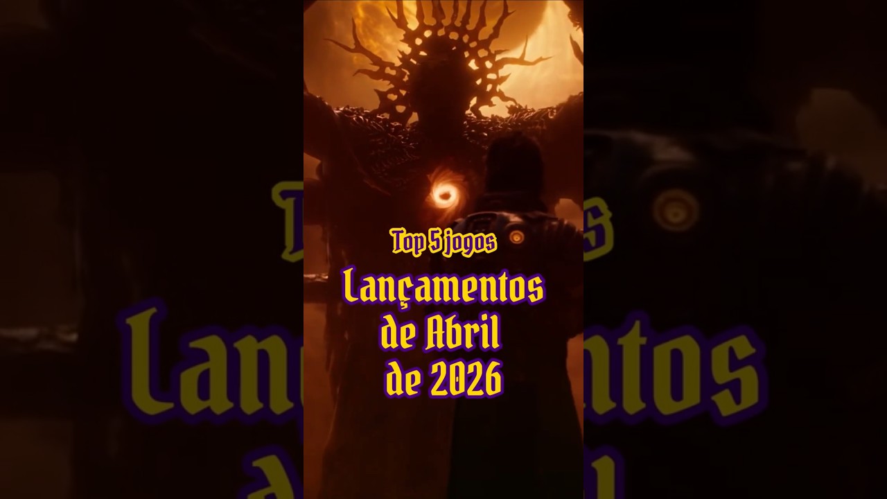 Top 5 games de abril - qual é o seu favorito? #gaming #shorts