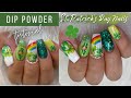 St. Patrick’s Day Nail Tutorial| Revel Nail Dip Powder |Poshy Nail Decals