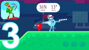Bowmasters - Gameplay Walkthrough Part 3 - Mr. Gorskiy (iOS, Android)