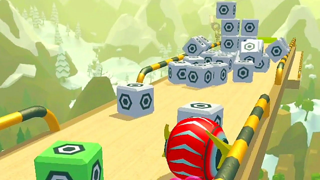 Action Balls: Gyrosphere Race SpeedRun Gameplay Level 487 to 488