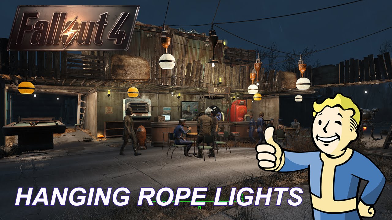 Hanging Rope Lights Tutorial Fallout 4 You