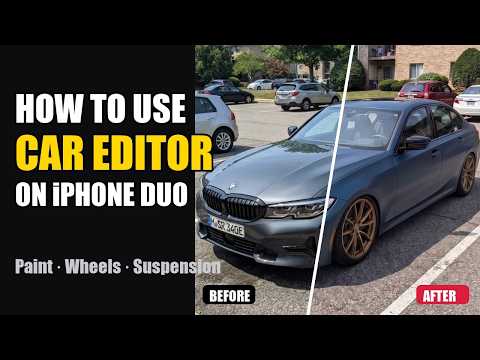 影片縮圖：Car Editor：車輛照片與噴漆、輪轂工具並排