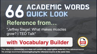 66 Academic Words Quick Look Ref from 