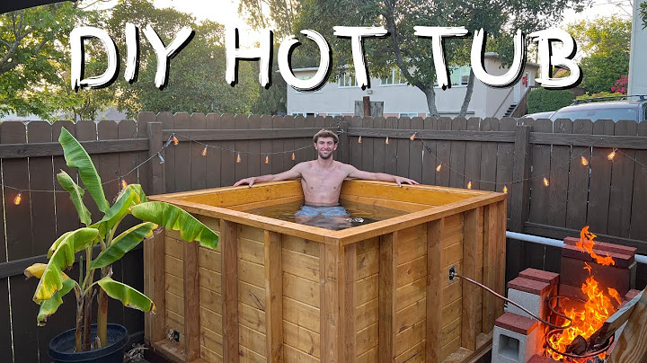 I built a WOOD Hot Tub out of 2x4s and T&G!! (FIRE HEATED) - - Hot tub Build Part 1