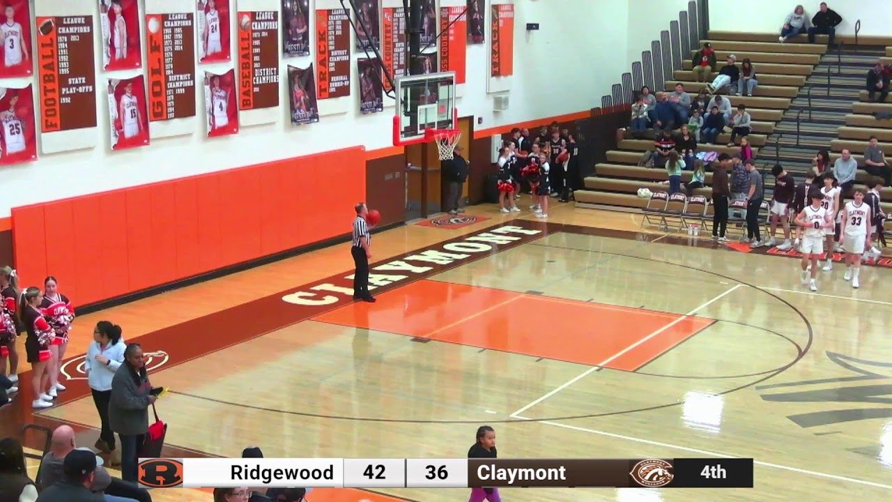 2026 Claymont JV Basketball vs Ridgewood