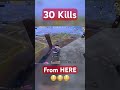 30 Kills from 1 Location 😱 #pubgmobile