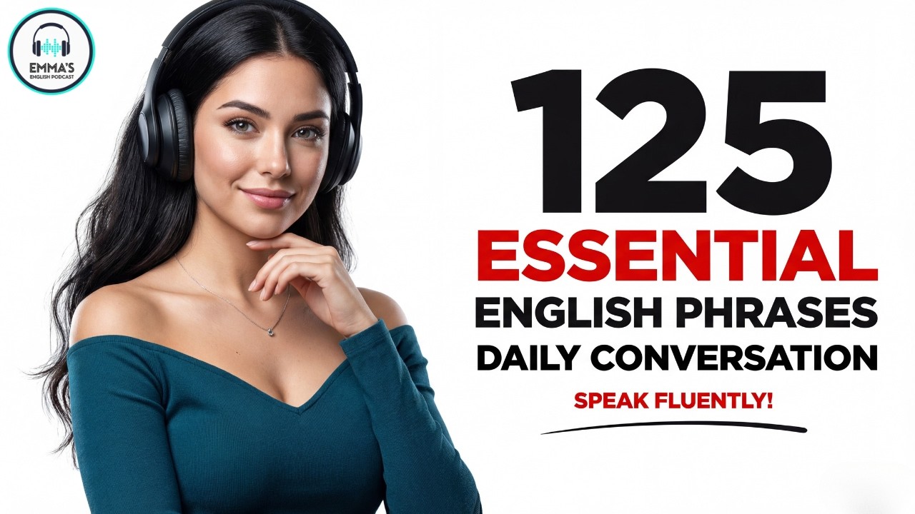 125 Essential English Phrases for Daily Conversation - Speak Fluently! | Emma's Podcast