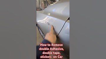 How to Remove/Replace double tape,double tape, stickers on Car body. Car/Auto #automobile