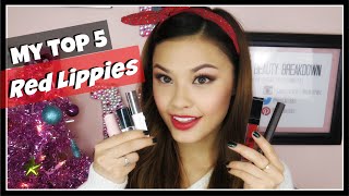 My Top 5 Favorite Red Lip Lipsticks Glosses The Beauty Breakdown