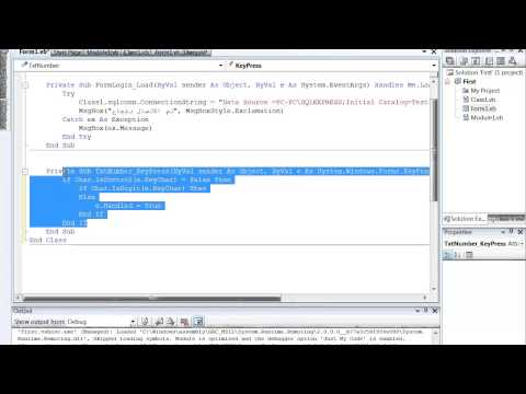 [Database Programming] SQL Server + VB.NET Part 5