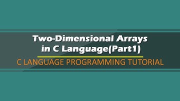 Two-Dimensional Arrays Part 1 in C Language Programming|Tagalog|Filipino Tutorial