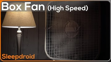 ►10 hours of Box Fan White Noise | Fan Sounds for Sleeping (HIGH Speed), Window Fan Sound
