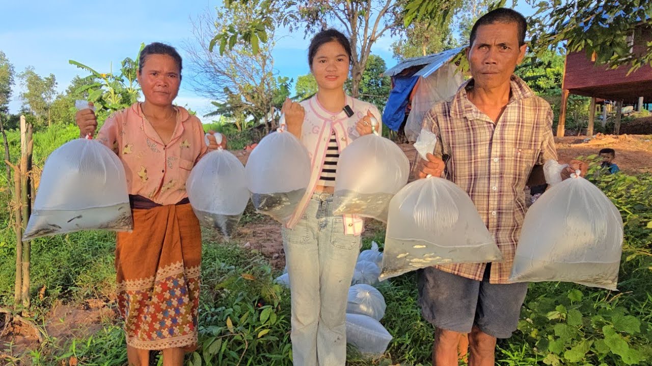 ถึงแล้ว ปลาน้องน้ำ ปล่อยปลาอยู่ดีๆ ดันเจอโชคที่ริมสระ