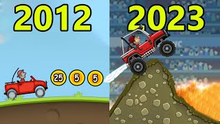 EVOLUTION of HILL CLIMB RACIN 🚗 Mobile Games 2012-2023 screenshot 5