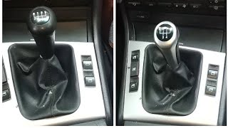 🚗👨‍🔧 Install 5 Speed Gear Shift Knob Shifter Knob For BMW E46 E90 E91 E92 X1 X3 X5