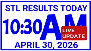 Stl Results Today 1030am Draw April 30 2026 Stl Swer3 Swer4 Pares Pcso Stl