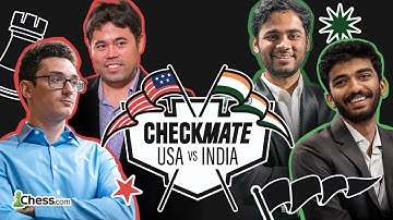 CHECKMATE: USA vs. INDIA!! Two Strongest Chess Nations Collide! ft. Hikaru, Gukesh, Arjun, Divya