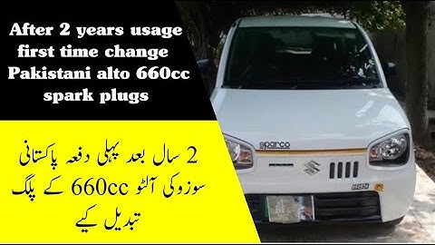 After 2 years usage Pakistani alto 660cc spark plugs change|UA Everything.