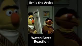 Funny Sesame Street - Ernie The artist Paints a portrait of Bert  #shorts  #comedy
