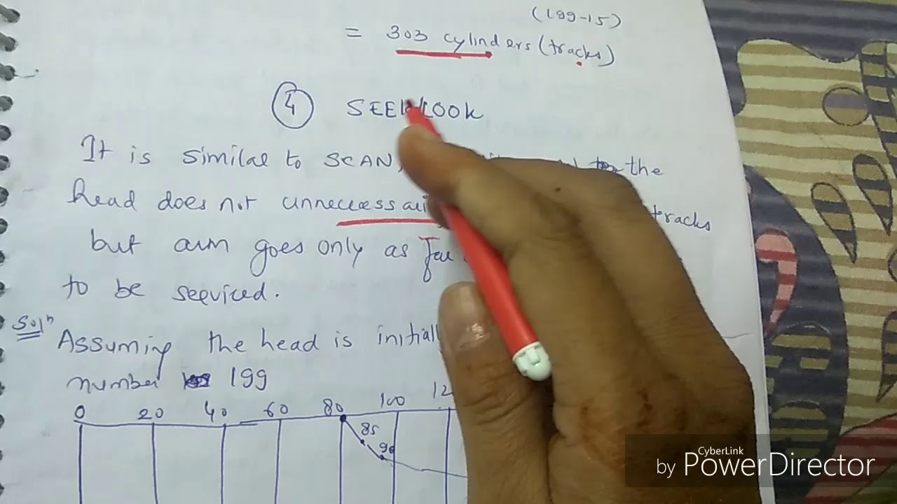 SEEK/LOOK disk scheduling algorithmlecture22/os YouTube
