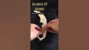 Karambit popsicle DIY