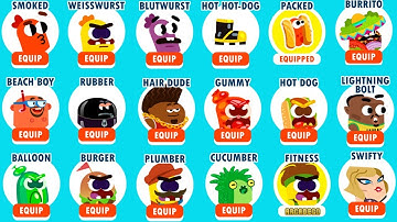 Run Sausage Run! All NEW Characters Unlocked