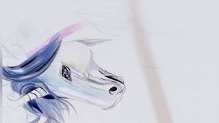 Gambar berwarna unicorn