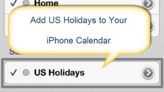 How to Add US Holidays to iPhone Calendar screenshot 2