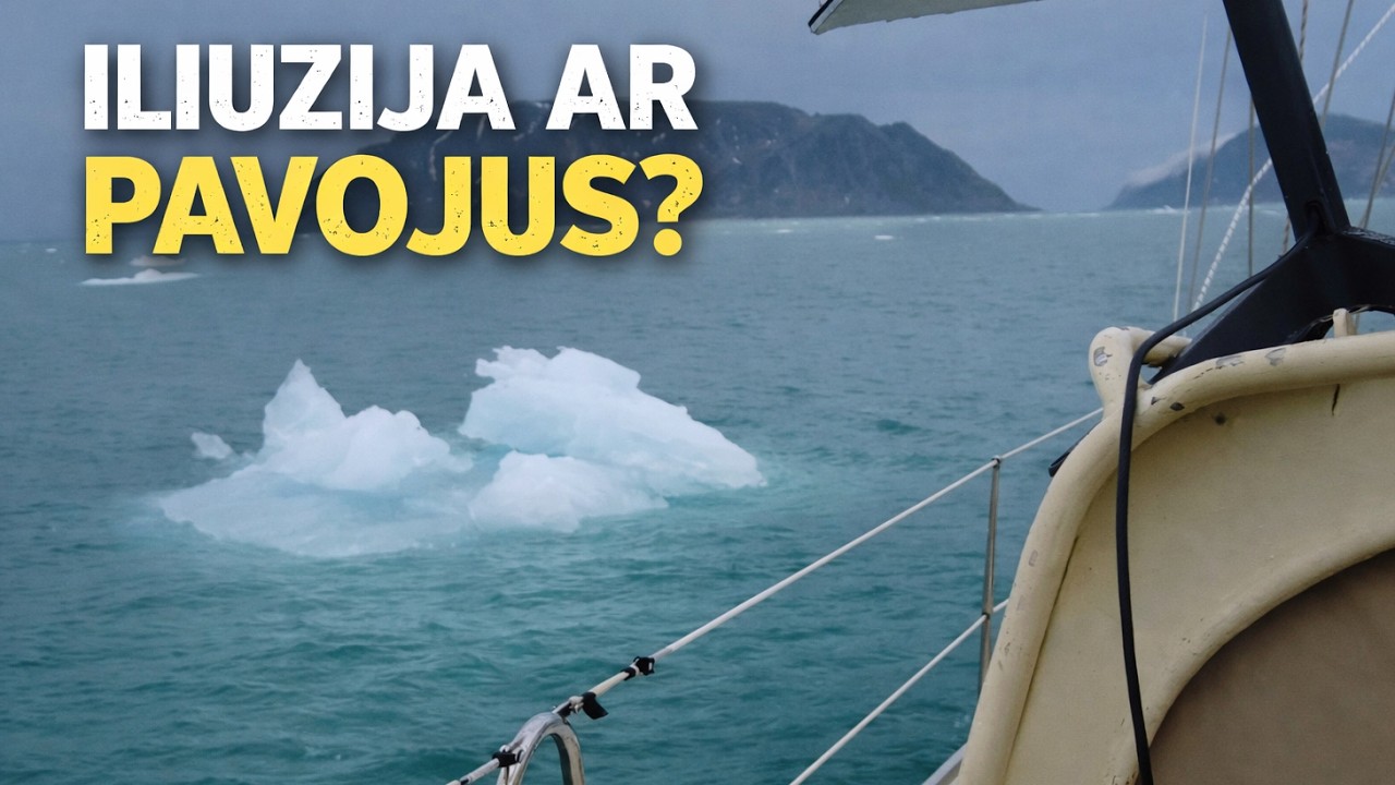 video Palijos ar iliuzija? Ruošiamės popierinius jūrlapius kelionei už Špicbergeno ribų.