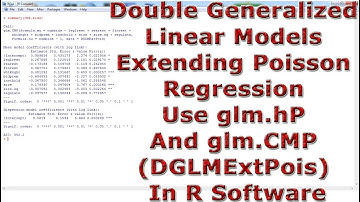 Double Generalized Linear Models Extending Poisson Regression glm.hP & glm.CMP R Software
