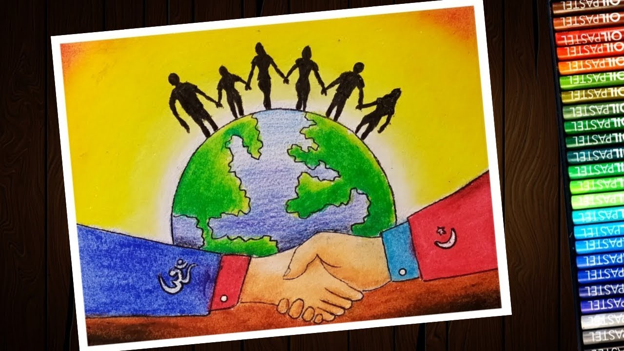 How To Draw India Unity In Diversity Poster Making Dr