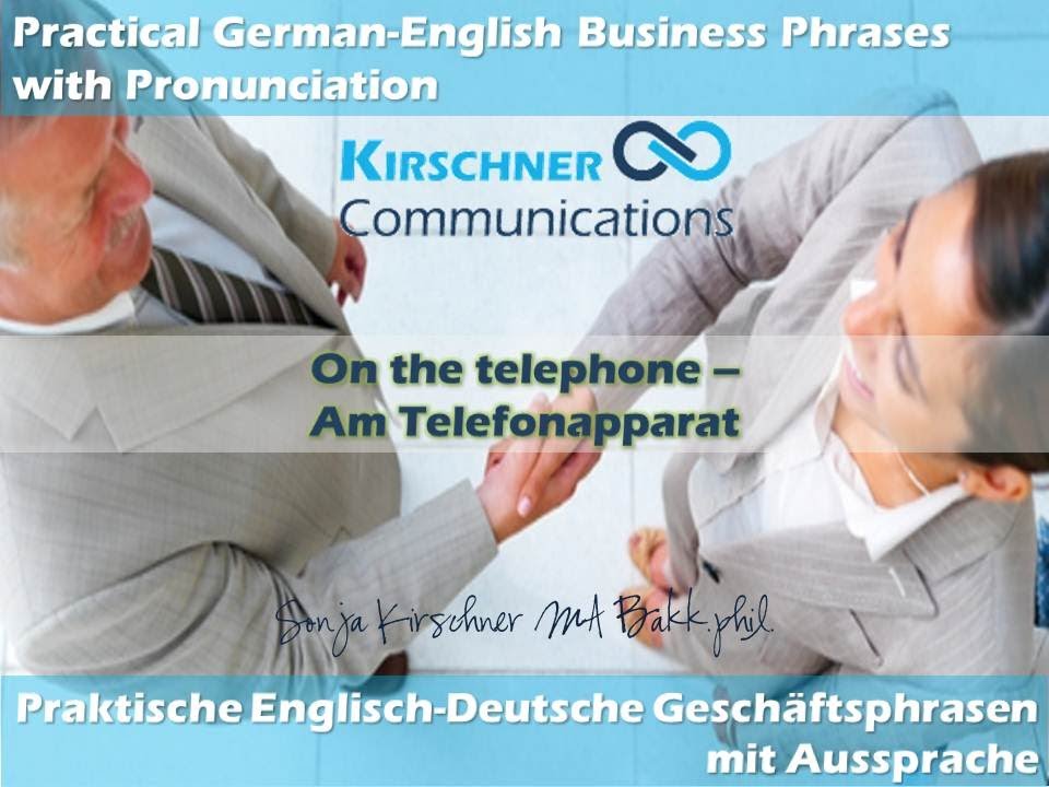 On the Telephone German Business YouTube